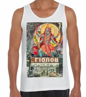 Kali Hindu Goddess Large Print Men's Tank Vest Top • £12.95