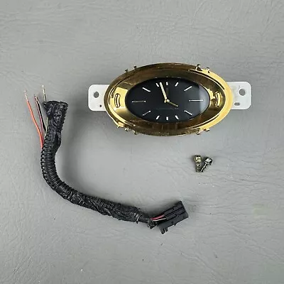 1998-2002 Lincoln Town Car Cartier Center Dash Gold  Analog Clock Tested Oem • $99