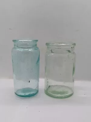 2 Old Glass Jam Jars  • £5.99