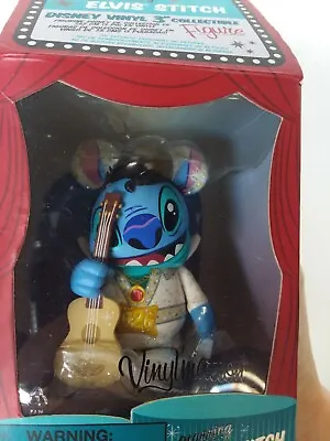 Disney Vinylmation 3  Las Vegas Elvis Stitch With Guitar - Lilo And Stitch • $84.99