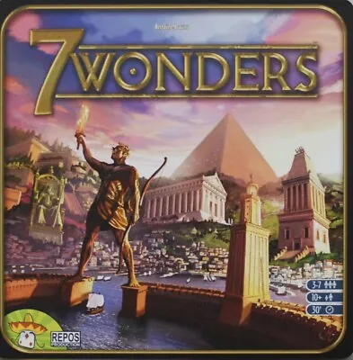 7 Wonders Board Game First Edition Ages 10+ 3-7 Players 30 Min Playing Time • £34.99