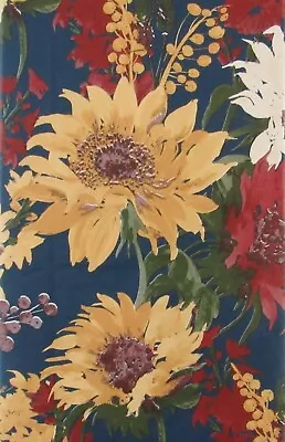 Autumn Wildflowers Vinyl Flannel Back Tablecloth Various Sizes • $16.50