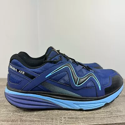 MBT Simba ATR Trainer Womens Size 11 Athletic Fitness Walker Shoe Sky Blue Navy • $39