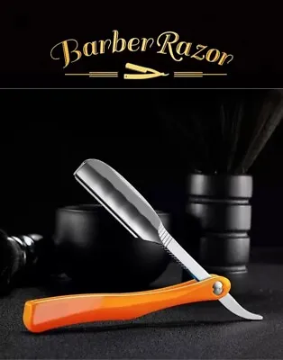 Similar Feather SS Straight Razor For Barbers Or Perfect Starting Folding Razor • $19.99