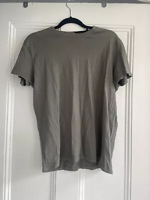 Charles Wilson Green Khaki T-Shirt - Size Medium • £3.99