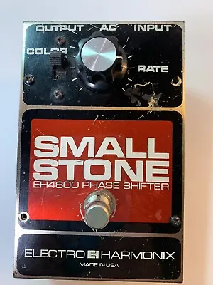 EHX Small Stone Vintage EH4800 Phase Shifter Guitar Pedal Original Late 1970s • $181