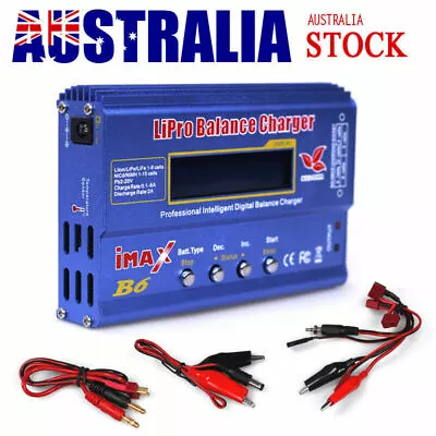 IMAX B6 B6AC 80W Digital RC Battery Balance Charger Discharger NiMh Li-ion Ni-Cd • $32.98