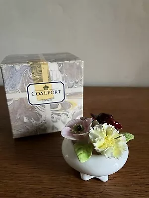 Coalport Ornament 7cm Diameter 6cm High Ruby Anniversary Gift Still Boxed • £10