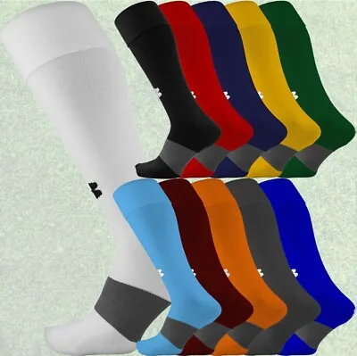 $9.95 • Buy Under Armour UA Long Over The Calf Soccer Baseball Socks, Black, White, Colors 