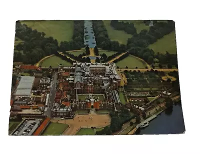 Hampton Court Palace Ariel View Colour 1967  Vintage Postcard. London • £2.85