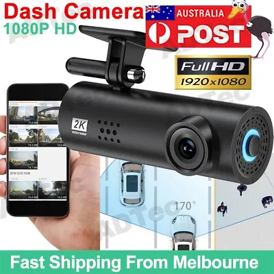 $49.95 • Buy 1080P WiFi Car DVR 170° FHD IR Dash Cam Video Recorder Camera APP Night Vision