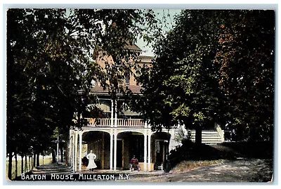 C1910 Front View Barton House Millerton New York NY Antique Unposted Postcard • $6.47