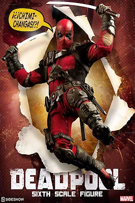 Sideshow Marvel Deadpool Sixth Scale Figure - Wolverine Ryan Reynolds X-Men • $372.66