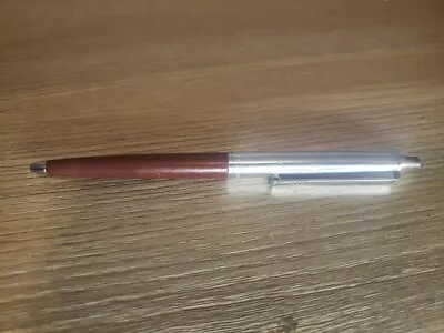 VTG Paper Mate Double Heart Ballpoint Pen  Slim Red Chrome USA • $20