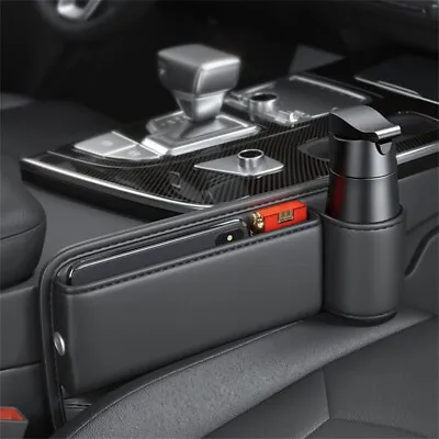 Right Side Car Seat Gap Filler Storage Box Phone Holder Organizer Accessories • $23.09