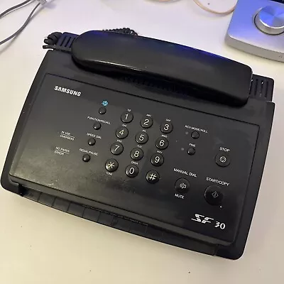 SAMSUNG SF-30 FAX - FAX MACHINE PHONE & COPIER + Cordless Phone • £15