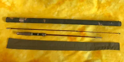 Goodwin Granger Champion Bamboo Casting Spinning Rod. Red Agate Guides. Vintage • $90