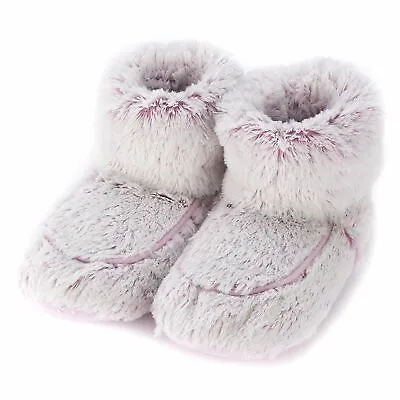 WARMIES Pink Marshmallow Boots Slippers Size 6-10 Aromatherapy • $39