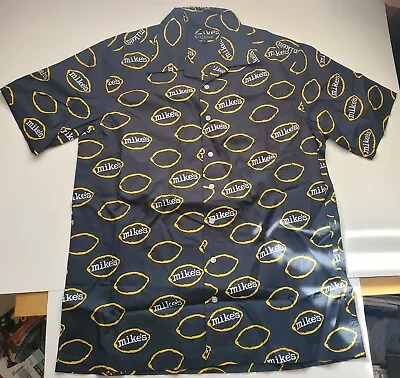Mike's Hard Lemonade Official Button-Down Shirt Adult XL Men's Promo Lemon Logo • $24.99