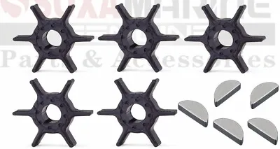 5pcs Water Pump Impeller With Key For Yamaha Outboard Motor 63V-44352-01 • $30