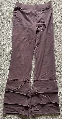 Matilda Jane Finn Pants Brown Youth Sz.14 Tiered Leg Pull On Stretch • $25.99