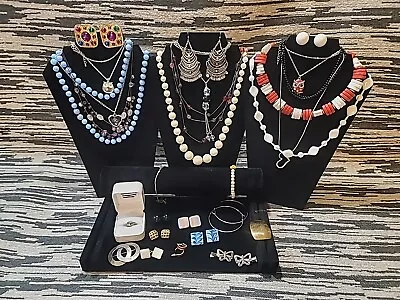 Huge Vintage To Now Jewelry Lot All Wearable Multi Pieces Estate Collection  • $7