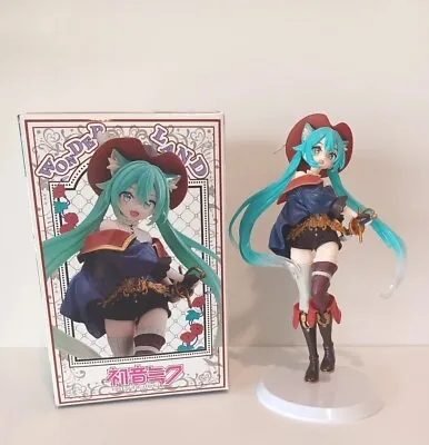 Hatsune Miku Wonderland Figure  Puss In Boots  8  Figure (Replica).  Brand New . • $29.99