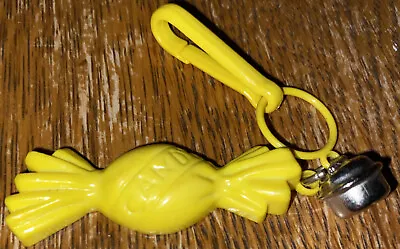 $22.99 • Buy Vintage 1980s Plastic Charm Yellow Wrapped Candy For 80s Charm Necklace