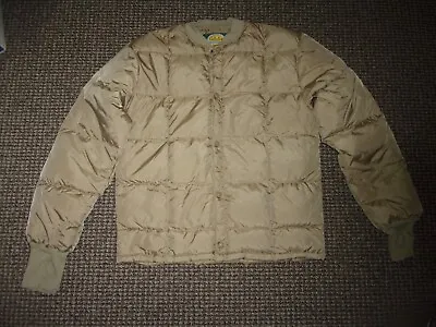 Cabelas Premier Northern Goose Down Quilted Nylon Puffer Hunting Jacket M NWOT • $45