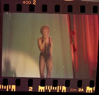Madonna 1987 Tour Busty Leggy Fishnet Risque Leotard Original Camera Negative  • $29.99