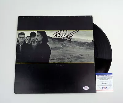 The Edge U2 Signed Autograph The Joshua Tree Vinyl Record Album PSA/DNA COA • $749.99