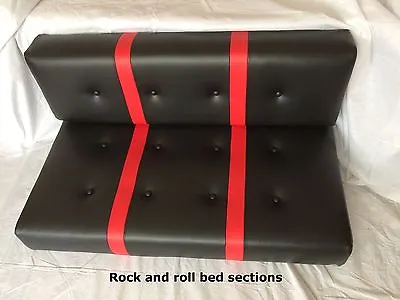 Caravan Campervan Seating Cushions Rock And Roll Bed Curtains Made To Measure  • £0.99