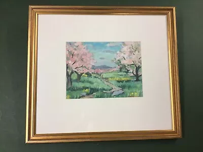 Listed Mass. Artist Dorothy Churchill Wyman Oil  “Apple Orchard At Concord” • $179