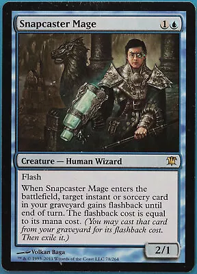 Snapcaster Mage Innistrad HEAVILY PLD Blue Rare MAGIC CARD (ID# 451560) ABUGames • $10.85