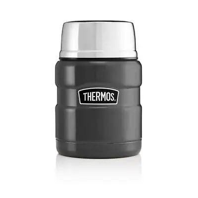 NEW Genuine Thermos Stainless Steel Vacuum Insulated Food Jar 470ml With Spoon! • $34.99