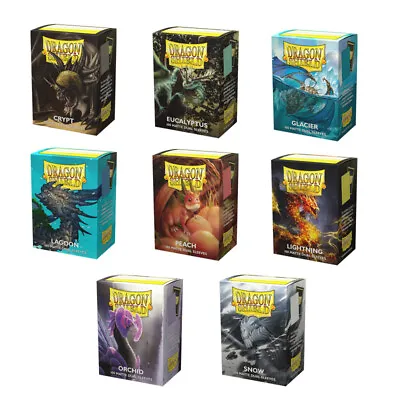 Dragon Shields 100CT Standard Size Deck Protector Duel Matte Sleeves • $14.99