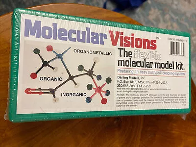 $29.99 • Buy Darling Molecular Visions The Flexible Molecular Model Kit #1 New Sealed 