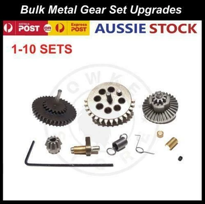 BULK 1/5/10 Metal Gear Set Gearbox Upgrade Gel Blaster Gen8 J9 J10 ACR/M4A1/SCAR • $22.87
