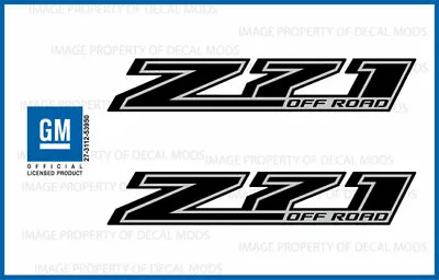 Set Of 2: 14-17 Z71 Off Road Decals - FBLK Stickers Sierra Silverado Black FG7G1 • $41.05