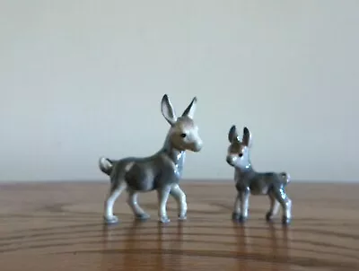 Vintage Hagen-Renaker Donkey Mama & Baby Standing Model Nos. A-202 & A-021 • $14.99