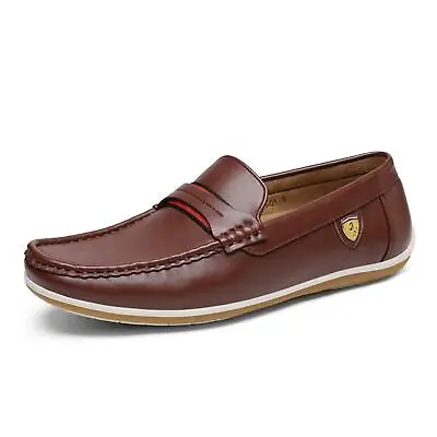 Men's Driving Moccasins Slippers Slip On Moccasin Boat Loafers Shoes Size 5-13 • $26.79