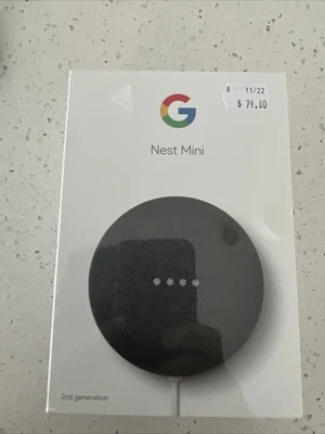 $50 • Buy Google Nest Mini (2nd Generation) Smart Speaker - Charcoal