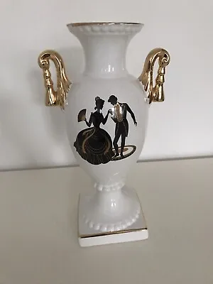 £10.95 • Buy Vintage Mary Leigh Pottery Ceramic Pottery  Silhouette AMPHORA  32cm Tall Crazed