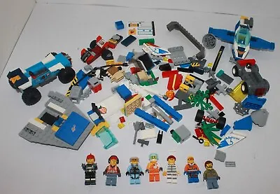 Lego Mixed Bulk Lot 410 Grams + 7 Minifigures Unique Set Pieces #8865ETW • $24.99