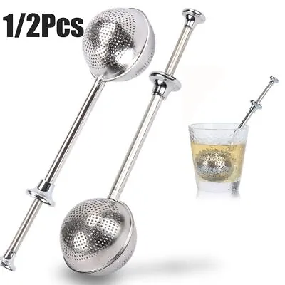 Ball Mesh Tea Infuser Loose Leaf Strainer Spice Filter Herb Steeper Diffuser • $4.85