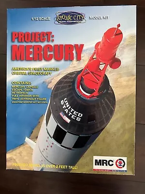 MRC Project Mercury Capsule 1/12 Scale Atomic City Complete NOB/In Sealed Bags • $59.99