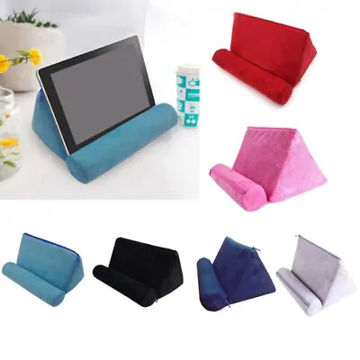 Tablet Pillow Holder Stand Foam Book Rest Reading Support Cushion For IPad Phone • £9.46