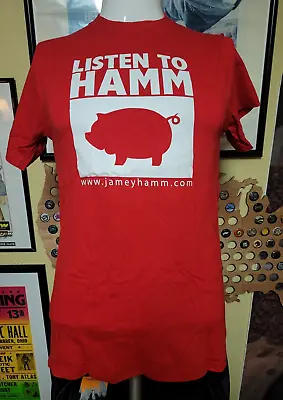 VTG Jamey Hamm Listen To T Shirt Small Brooklyn NY Roots Barefoot & Bankside • $16.99