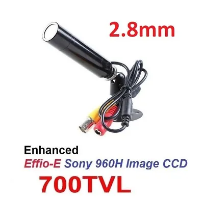 700TVL 2.8mm Lens In/Outdoor Covert Lipstick Style Surveillance Camera (Black) • $40.99