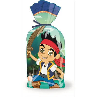 Jake And The Never Land Pirates Loot Treat Bags Decoration Birthday Party Supply • £3.86